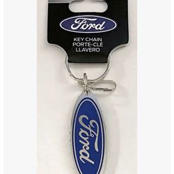 Ford Oval Logo Enamel Key Chain Metal Licensed Product