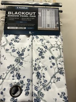 Blackout window grommet panels