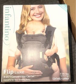 Infantino Flip Luxe 4-in-1 Convertible Baby Carrier