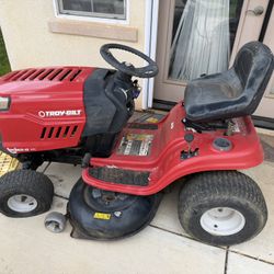 Troy-Bilt - Bronco 42 in. 547CC Engine Automatic Drive Gas Riding Lawn Mower