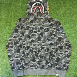 Gray Bape Hoodie 