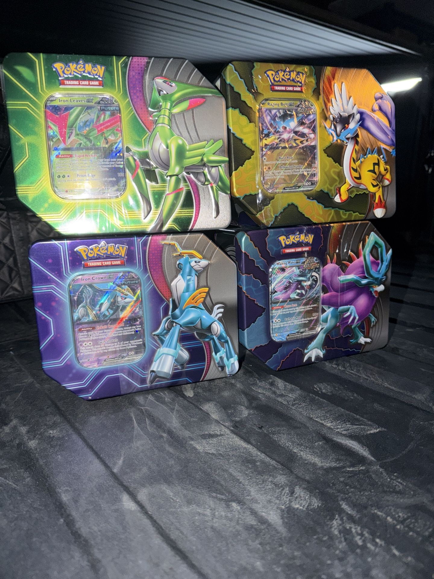 Pokemon Tins ( Paradox Destinies) $125