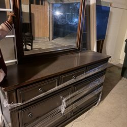 Dresser mirror combo