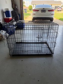 Large dog kennel
