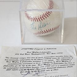 Signed Felix Miller Baseball 