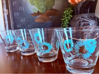 MCM Atomic Cocktail Glass set