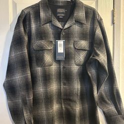 Pendleton board shirt Reg XL Grey mix 1997 throwback Brand new with tags