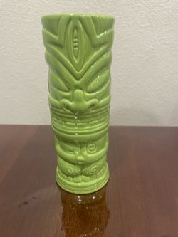 A green Tiki mug from Hawaii!