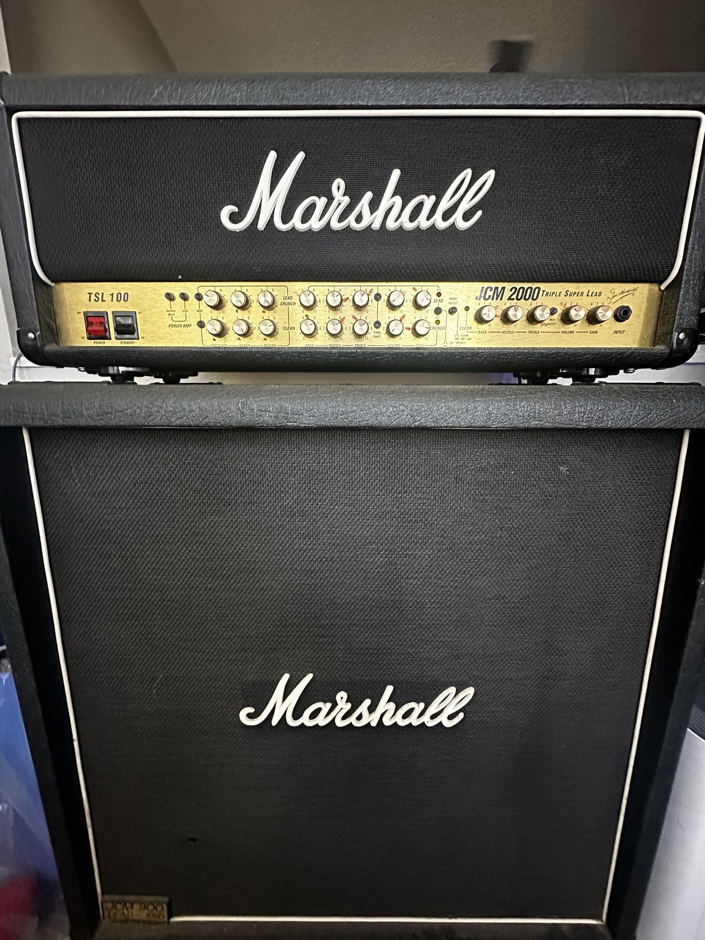 Marshall Tube Amp/Cab Combo JCM (contact info removed) TSL100