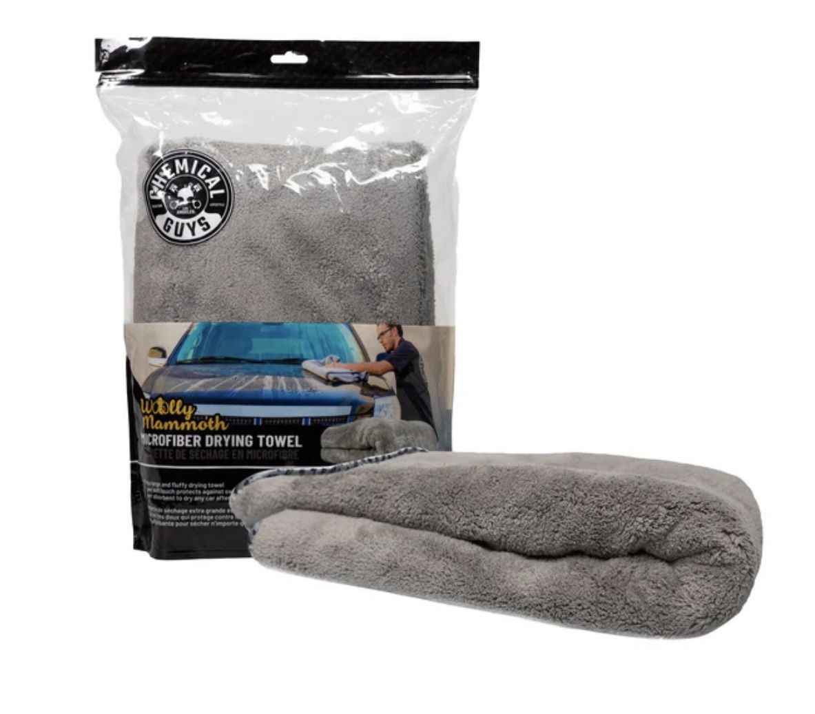 WOOLLY MAMMOTH MICROFIBER DRYING TOWEL