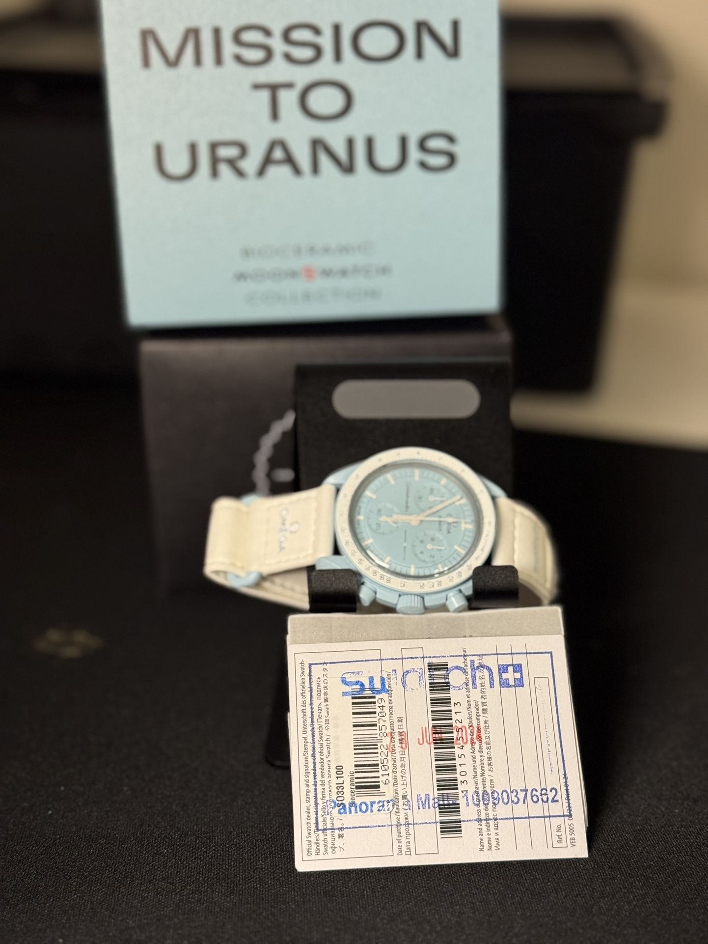 Swatch x Omega Bioceramic Moonswatch – Mission to Uranus