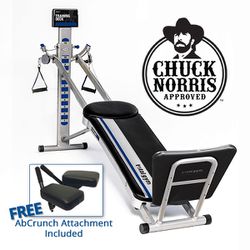 Total Gym FIT Limited Edition Signature Series Plus Model - Chuck Norris - Blue