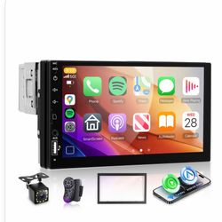 Single Din Car Stereo With 7" Touchscreen