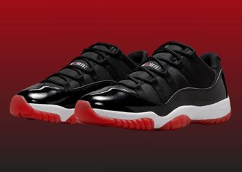 Jordan 11 low Bred size 9,9.5,10,10.5,11,12 (NO TRADES PRICE IS FIRM)