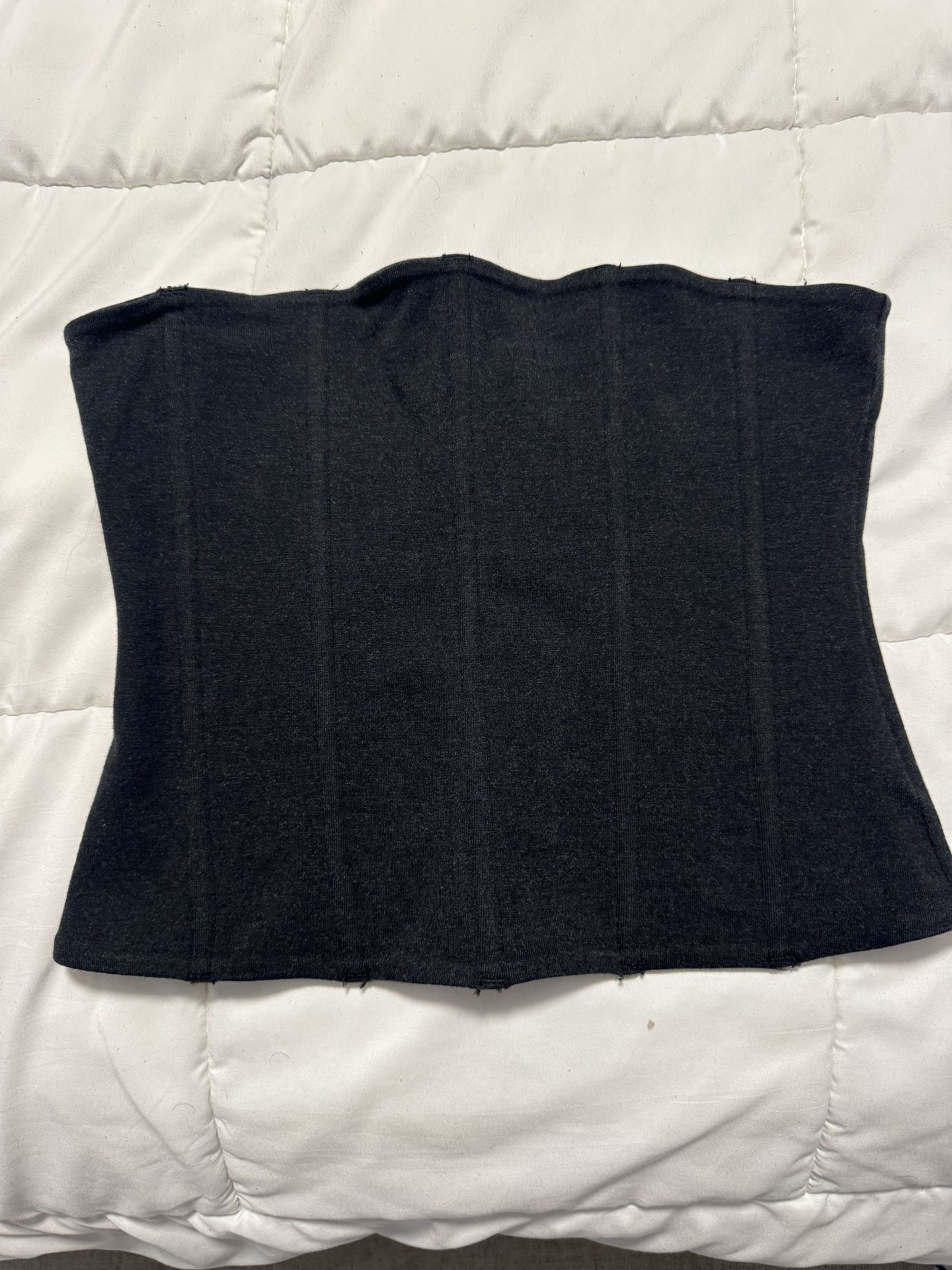 Skims Corset In Color: Washed Onix