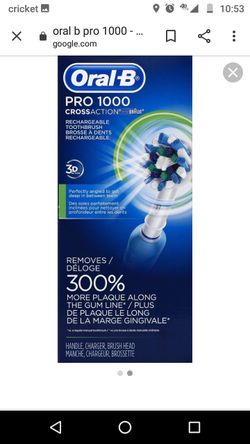 Oral B pro 1000 toothbrush
