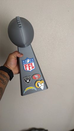 Fantasy football league trophy