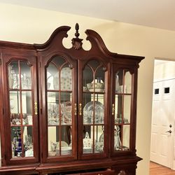 FREE Wood & Glass Hutch