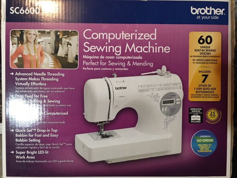 Brother SC6600 - 60 Stitch Function Computerized Sewing Machine