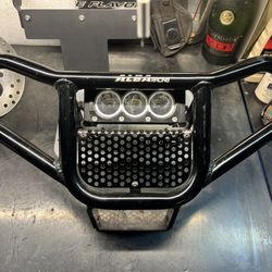 Honda Trx450r Front Bumper w/led Light 