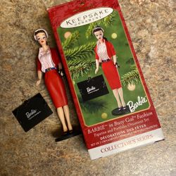 2000 Hallmark Barbie Ornament With Box