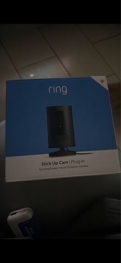Ring Stick Up Cam Indoor Outdoor 1080p Wi-Fi Plug-In Security Camera