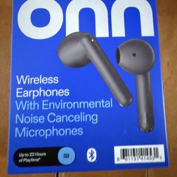 Onn Wireless Ear Buds New 