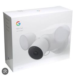 Google Nest Security Camera With Flood Light  