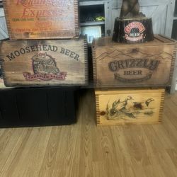 Vintage Advertising Crates 