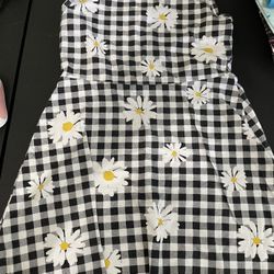 Girls Flower Dress Size 7-8