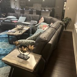 3-Piece Leather Upholstery 