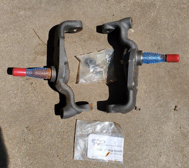 Cpp 2 Inch Dropped Spindles For 1958 Through 1970 GM "B" Body