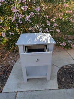 Grey nightstand set, originally purchased from Living Spaces