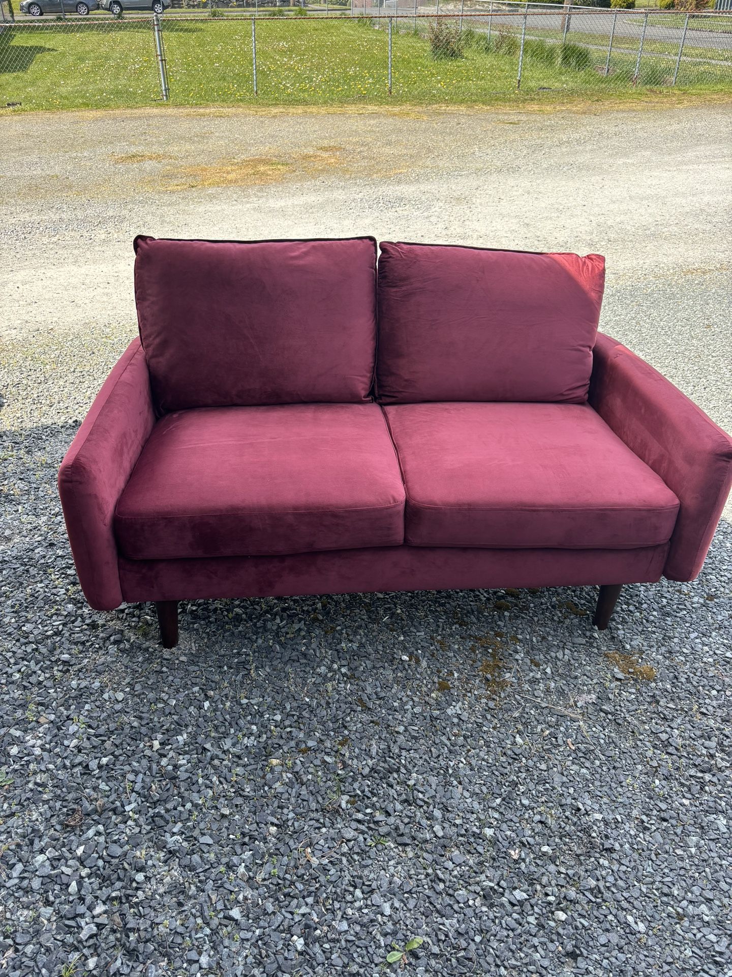 Velvet Loveseat 