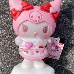 Kuromi Hello Kitty Lighted LED Valentines Day 12" Blow Mold NEW With Tag