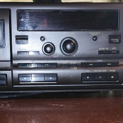 Technics RS-TR575 Stereo Dual Cassette Deck TESTED AND WORKING