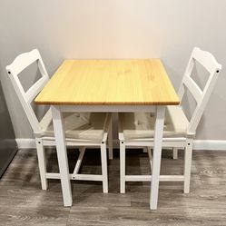 IKEA Table with two chairs