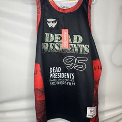 Headgear Classics Dead Presidents Jersey Black Anthony Curtis New NWT Size 2XL