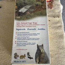 Live animal cage trap