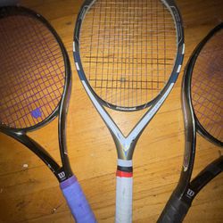 3 Used Rackets For 50$ 
