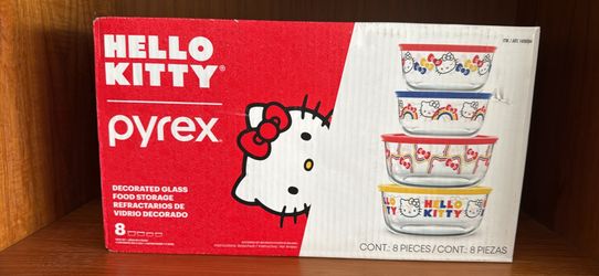 Hello Kitty Pyrex set