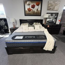 4 Pc King Bedroom Set 