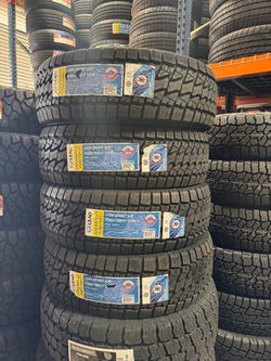 285/70R17 Lion Sport AT 4 New Tires Installed and balanced