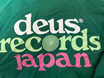 New with tags retired vintage DEUS moto varsity green jacket size XL rare