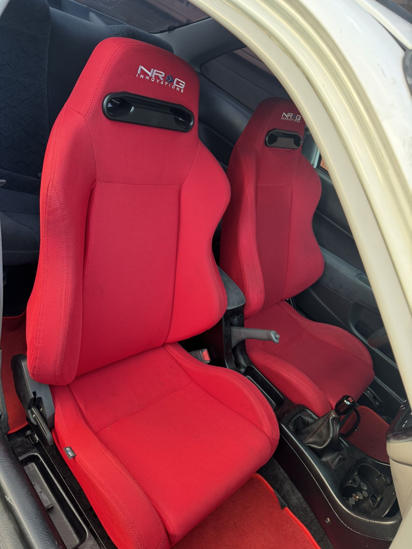NRG seats with racks