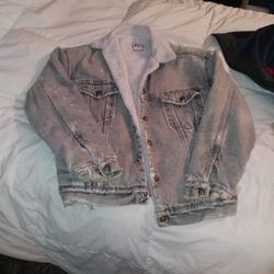 Womans Old Authentic Levis Jacket