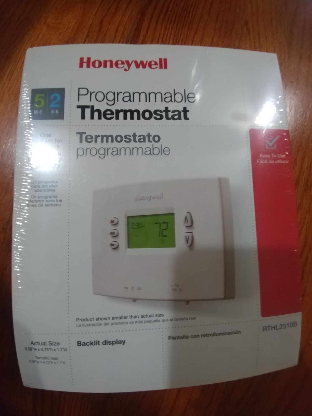 Honeywell 5-2 programable thermostat