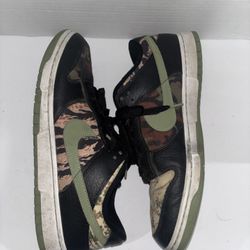 Nike Dunk Low Retro Black Camo Size 12. Used, Still Decent Condition