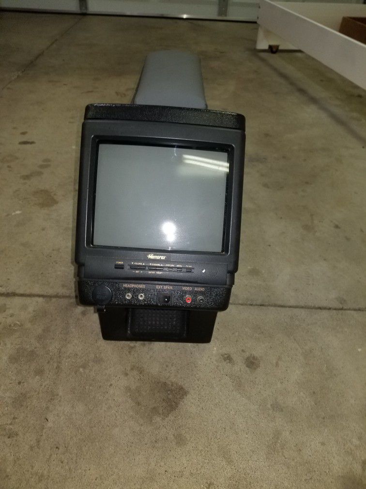 Portable TV with VCR - Works Great. Perfect for Camper Or Conversion Van