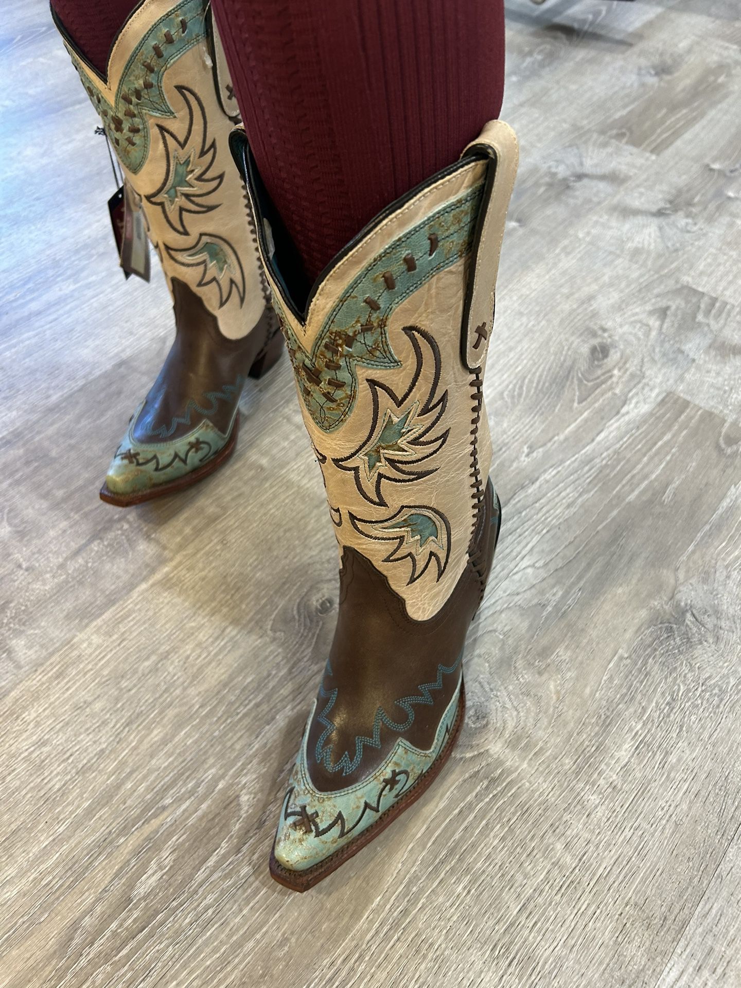 Tony Roma Cowboy Boots Size 9 1/2 